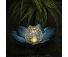 TelForceone SUNARI saulės lempa LED FLS-70 Lotus Flower Mėlyna 3000K 600mAh Ni-MH Forever Light