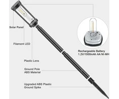 SUNARI saulės lempa LED FLS-97 CLASSIC Post 3000K 1000mAh Ni-MH Forever Light