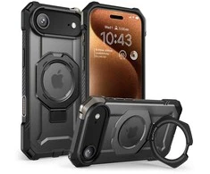 Supcase UB Grip Mag MagSafe dėklas skirtas Apple iPhone 17 Air – juodos spalvos