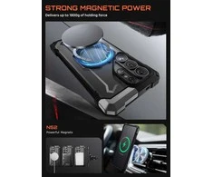 SupCase UB GRIP MAG MagSafe Samsung Galaxy S26 Ultra dėklas juodos spalvos