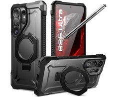 SupCase UB GRIP MAG MagSafe Samsung Galaxy S26 Ultra dėklas juodos spalvos