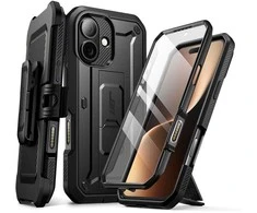 Supcase UB Pro Apple iPhone 17 dėklas – juodos spalvos