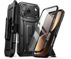 Supcase UB Pro dėklas skirtas Apple iPhone 17 Pro Max – juodos spalvos