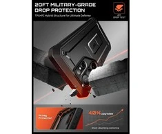 SupCase Unicorn Beetle Pro & apsauginis stiklas 2-pack Samsung Galaxy S26 Ultra dėklas juodos spalvos