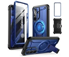 SupCase Unicorn Beetle Pro MAG MagSafe 2-set Samsung Galaxy S26 dėklas Cobalt