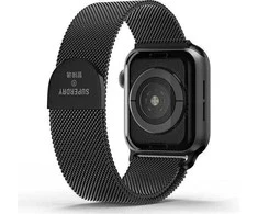 Išmaniojo laikrodžio Apple Watch metalinis dirželis, Juodos spalvos, 38/40/41mmmm