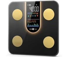 Svarstyklės RunStar 4E SmartView Lite Body Scale, juodas (FG2016LB-B)