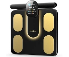 Svarstyklės RunStar 8E SmartScan Pro Body Fat Scale, juodas (FG2305)