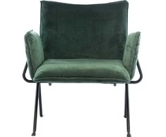 Svetainės fotelis su pakoja Element Melissa Designer chair, Žalia