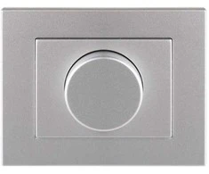 LED lempų (1-100W) šviesos reguliatorius VILMA XP 500 su rėmeliu, metalo spalvos