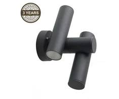 Sieninis šviestuvas Šviestuvas Domoletti FLIP QY200645, 6.5W, LED, IP44, juodas