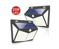 Sieninis šviestuvas Šviestuvas Domoletti SENS LK3301, 2W, IP44, baltas/juodas
