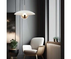 Viokef 9W LED pakabinamas šviestuvas VALIA, baltas/aukso sp., 3000K, 4292301