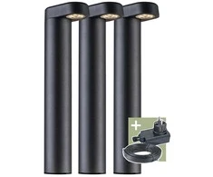Šviestuvas Ludeco OSKAR PL1023, 1.5W, LED, IP44, juodas