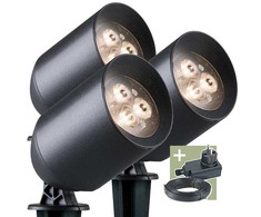Lubinis šviestuvas Šviestuvas Ludeco STIG PL3023, 1.5W, LED, IP44, juodas