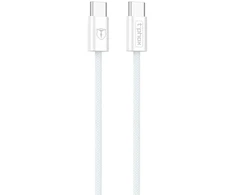 T-PHOX CC15 SERIJOS USB-C/USB-C LAIDAS 60W 3A Baltas