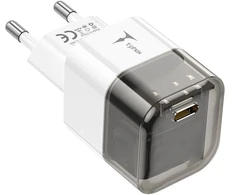 T-PHOX SIENINIS ĮKROVIKLIS T-PP10 20W USB-C Juodas