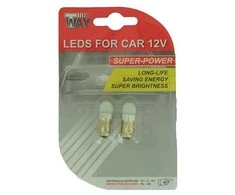 T Way Automobilio lemputė T4W BA9S, LED, balta, 12 V