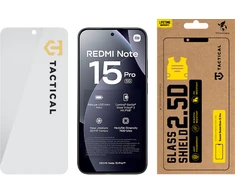 Tactical Apsauginis stiklas Shield 2.5D skirtas Xiaomi Redmi Note 15 Pro Clear