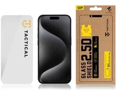 Tactical apsauginis stiklas Shield 2.5D skirtas Apple iPhone 15 Pro skaidrus
