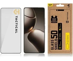 Tactical Apsauginis stiklas Shield 5D skirtas Xiaomi 14T/14T Pro su juodos spalvos krašteliu