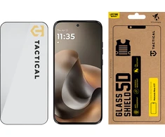Tactical Apsauginis stiklas Shield 5D skirtas Motorola Moto G77 juodos spalvos