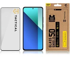 Tactical apsauginis stiklas Shield 5D skirtas Xiaomi Redmi Note 13 4G/5G su juodos spalvos krašteliu