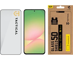 Tactical Apsauginis stiklas Shield 5D skirtas Samsung Galaxy A57 juodos spalvos