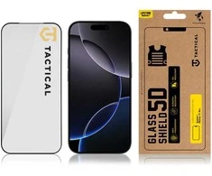 Tactical Apsauginis stiklas Shield 5D skirtas Apple iPhone 17 Pro juodos spalvos