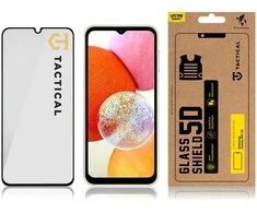 Tactical apsauginis stiklas Shield 5D skirtas Samsung Galaxy A15 4G/5G su juodos spalvos krašteliu