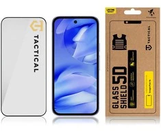Tactical apsauginis stiklas Shield 5D skirtas Google Pixel 9a juodos spalvos