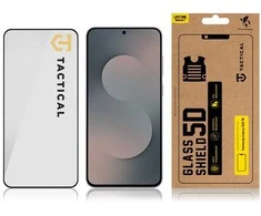 Tactical Apsauginis stiklas Shield 5D skirtas Samsung Galaxy S25 FE Juodas