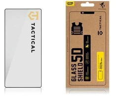 Tactical apsauginis stiklas Shield 5D skirtas Samsung Galaxy S25 Ultra su juodos spalvos krašteliu