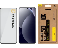 Tactical Apsauginis stiklas Shield 5D skirtas Xiaomi Redmi Note 15 Pro 4G Juodas