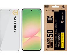 Tactical Apsauginis stiklas Shield Privacy Stealth 5D skirtas Samsung Galaxy A57 juodos spalvos