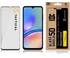 Tactical Apsauginis stiklas Shield Privacy Stealth 5D skirtas Samsung Galaxy A05/A05s Juodas