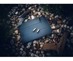 Tactical Book Tri Fold dėklas skirtas Xiaomi Redmi Pad SE juodos spalvos