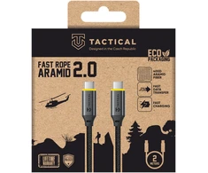 „Tactical Fast Rope Aramid 2.0“ virvė su USB-C/USB-C 2m laidu