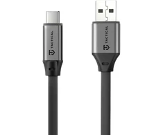 Tactical Fat Man 2.0 kabelis USB-A/USB-C 1m pilkos spalvos
