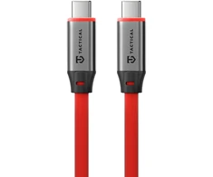 Tactical Fat Man 2.0 kabelis USB-C/USB-C 1m raudonos spalvos