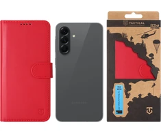 Tactical Field Notes dėklas skirtas Samsung Galaxy A57 raudonos spalvos