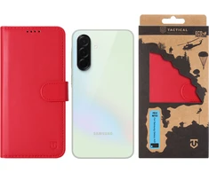Tactical Field Notes dėklas skirtas Samsung Galaxy A37 raudonos spalvos