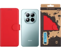 Tactical Field Notes dėklas skirtas Xiaomi Redmi Note 15 Pro raudonos spalvos