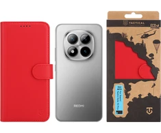 Tactical Field Notes dėklas skirtas Xiaomi Redmi Note 15 Pro+ raudonos spalvos