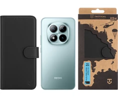 Tactical Field Notes dėklas skirtas Xiaomi Redmi Note 15 Pro juodos spalvos