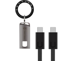 Tactical OODA Loop kabelis USB-C/USB-C juodos spalvos