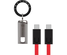 Tactical OODA Loop kabelis USB-C/USB-C raudonos spalvos