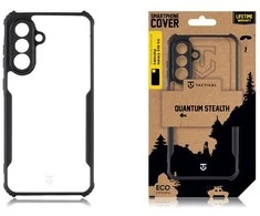 Tactical Quantum Stealth dėklas skirtas Samsung Galaxy A36 5G skaidrus ir juodos spalvos