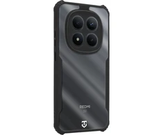 Tactical Quantum Stealth dėklas skirtas Xiaomi Redmi Note 15 Pro Clear/juodos spalvos