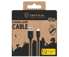Tactical Stitch Thread kabelis USB-A/USB-C 0.3m juodos spalvos